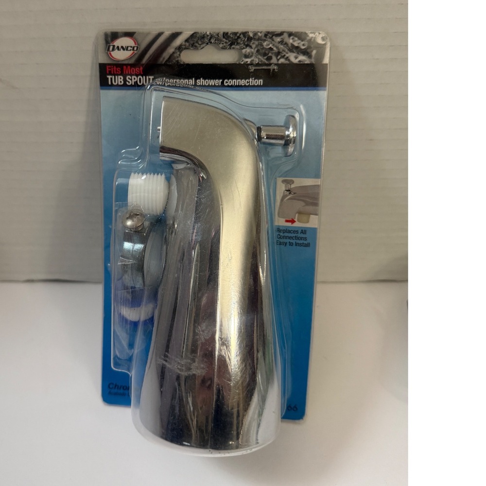 Danco 89266 Tub Spout with Diverter for Personal Shower Chrome Finish Universal